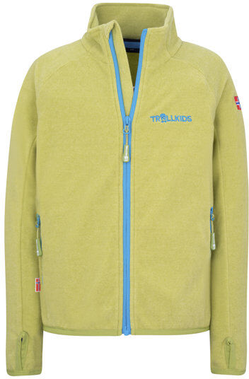 Trollkids Kids Noresund - felpa in pile - bambino Green/Blue 116