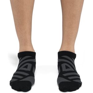 On Performance Low Sock W - calzini corti running - dna Black/Grey M (EU 40-41)