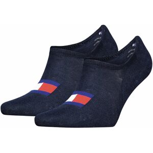 Tommy Jeans Footie Flag - calzini corti Blue 39/42