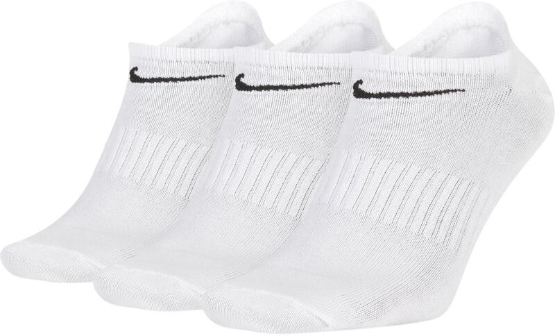 Nike Everyday Lightweight No-Show 3 pack - calzini corti White L (42-46)