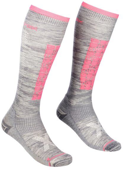 Ortovox Ski Compression W - calze da sci - donna Grey/Pink 42/44