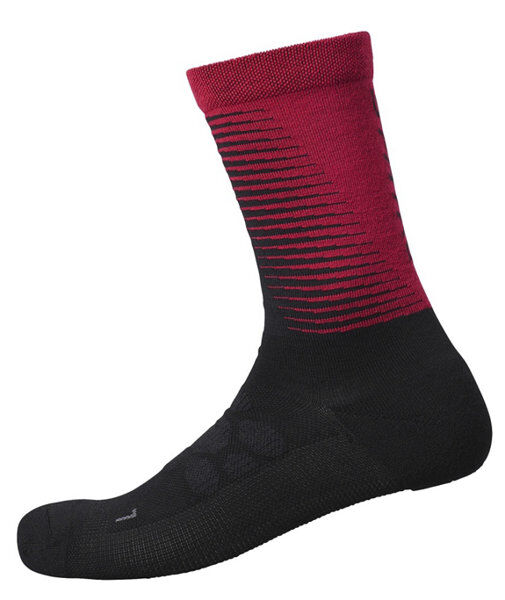 Shimano S-Phyre merino - calzini ciclismo Red/Black 36/40