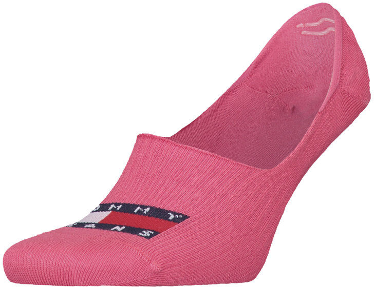 Tommy Jeans TJ Footie Mid Cut 1 P - calzini corti - donna Pink 43/46