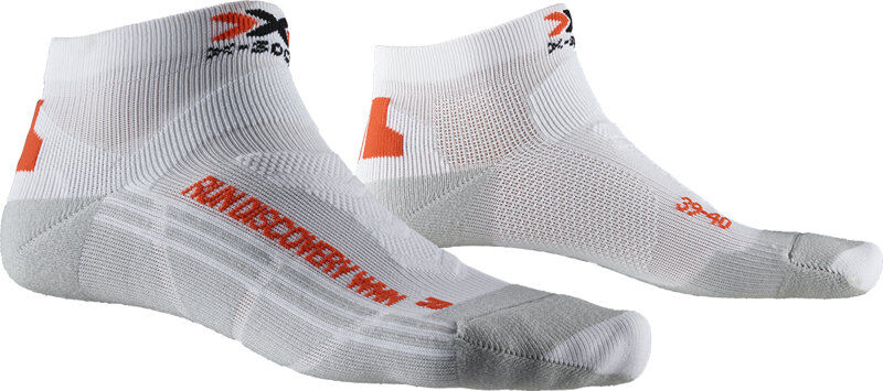 X-Socks Run Discovery - calzini running - donna White/Grey 41/42