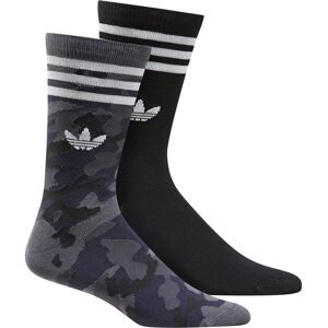 adidas Originals Camo Crew - calzini lunghi (2 paia) Black/Blue XS