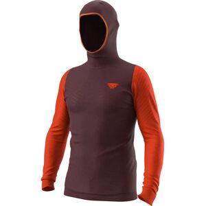 Dynafit Tigard Merino Hoody M - maglietta tecnica - uomo Dark Red/Red S