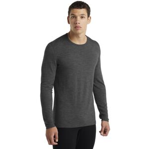 Icebreaker Merino 260 Tech Crewe - maglietta tecnica a maniche lunghe - uomo Grey XL