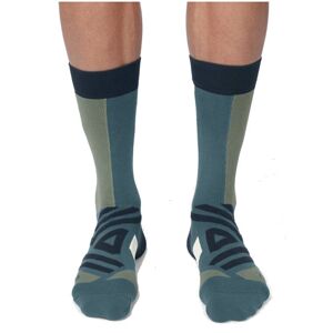 On Performance High Sock - calzini lunghi running - uomo Green/Blue XL (EU 46-47)