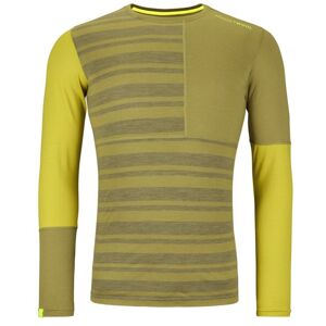 Ortovox Rock'n Wool M - maglietta tecnica a maniche lunghe - uomo Yellow S