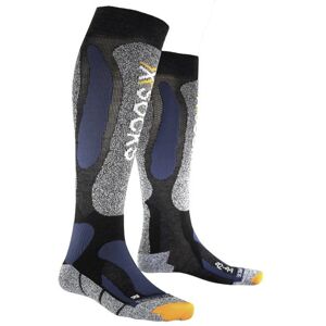 X-Socks Ski Performance - calze da sci Grey/Blue 35/38