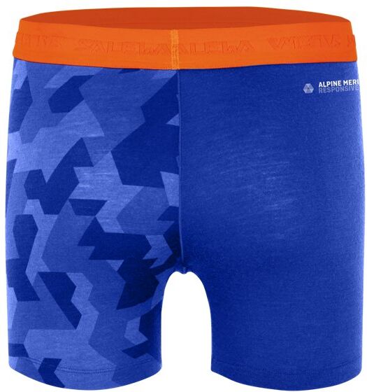 salewa cristallo warm amr - boxer - uomo blue/orange 52