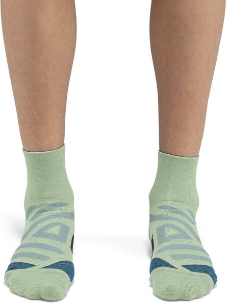 On Performance Mid Sock W - calzini running - dna Light Green L (EU 42-43)