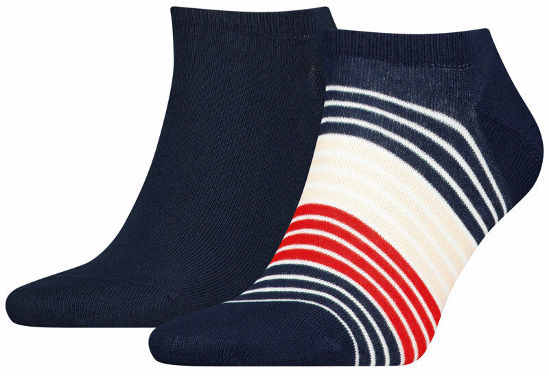 Tommy Hilfiger Sneaker Multicolor Stripes M - calzini corti - uomo Blue 43/46