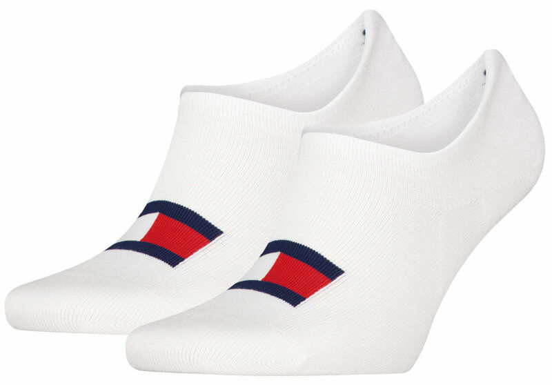 Tommy Jeans Footie Flag - calzini corti White 43/46