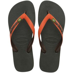 Havaianas Brasil mix - infradito Green/Orange 43/44