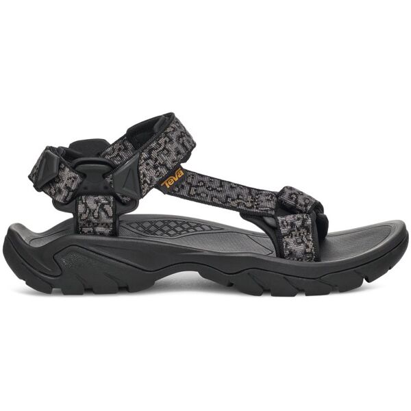 teva terra f1 5 universal - sandali - uomo black/grey 10 us