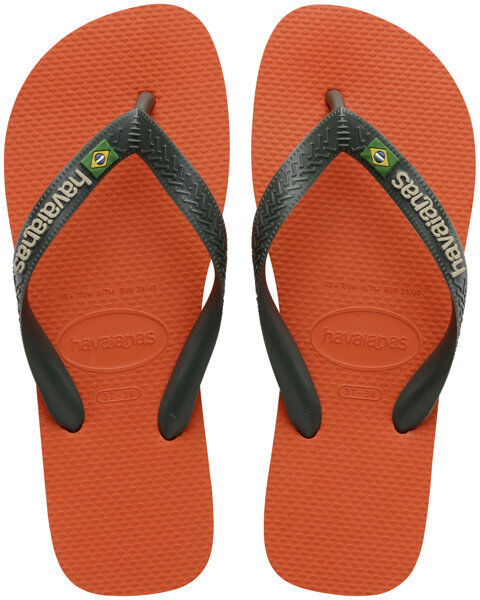 Havaianas Brasil Logo - infradito - uomo Orange 41/42