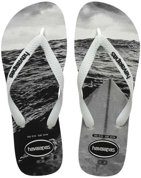 Havaianas Hype - infradito - uomo White/Black 45/46