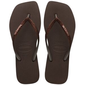 Havaianas Square Glitter - infradito - donna Dark Brown 41/42 BR