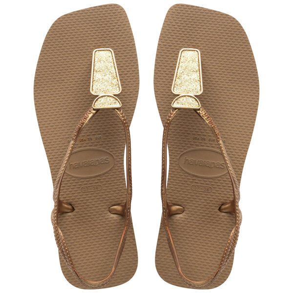 Havaianas Luna Squared Chic - sandali infradito - donna Brown 35/36 BR