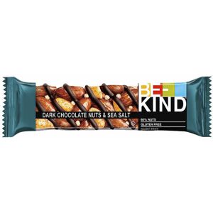 Be Kind Dark Chocolate Nuts & Sea Salt - barretta energetica Brown