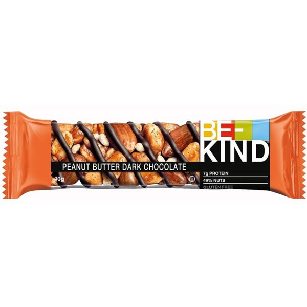 be kind peanut butter dark chocolate - barretta energetica brown