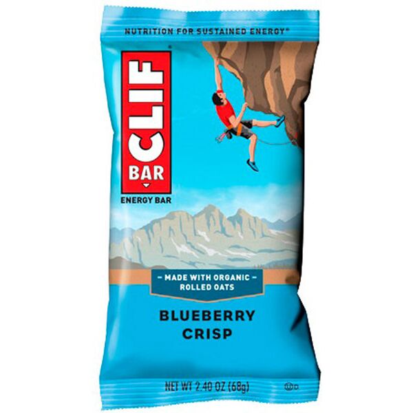 clif bar bluberry crisp - barretta energetica