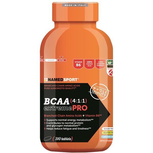 namedsport bcaa 4:1:1 extreme pro - aminoacidi ramificati orange