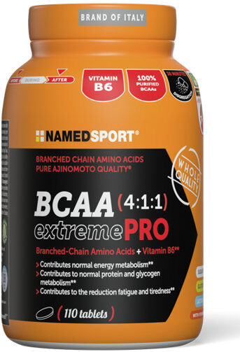 namedsport bcaa 4:1:1 extremepro - integratore orange