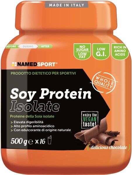 namedsport soy protein isolate 500g - proteine in polvere isolate