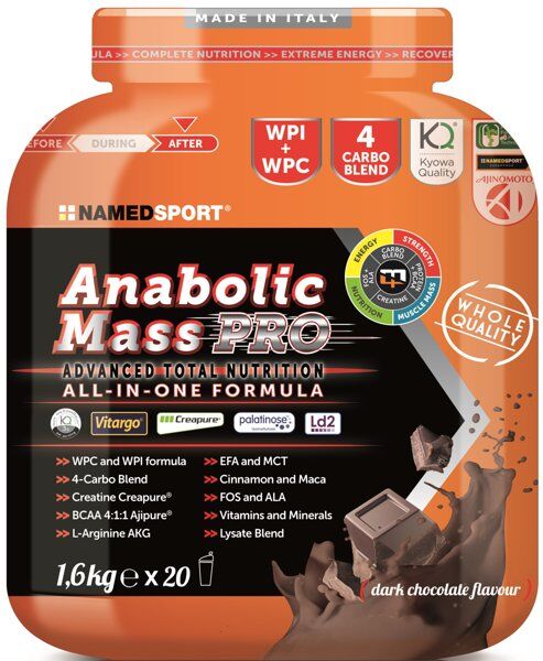 NamedSport Anabolic Mass Pro - integratore alimentare 1,6 kg