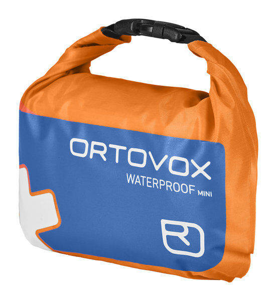 ortovox first aid waterproof mini - kit primo soccorso orange/blue