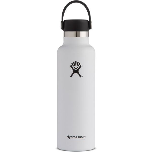 hydro flask standard mouth 0,621 l - borraccia white