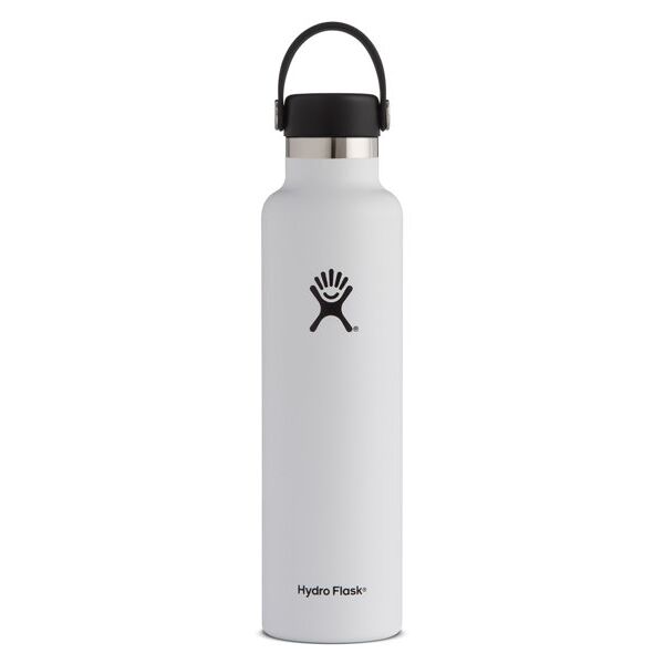 hydro flask standard mouth 0,709 l - borraccia white