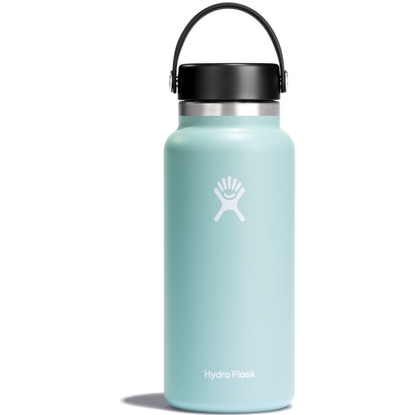 hydro flask wide mouth 0,946 l - borraccia light blue/turquoise