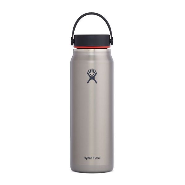 hydro flask 32oz lightweight wide mouth 940 ml - borraccia light grey