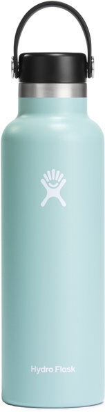 hydro flask standard mouth 0,621 l - borraccia light blue/white