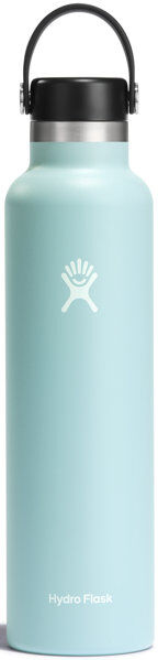 hydro flask standard mouth 0,709 l - borraccia light blue/white