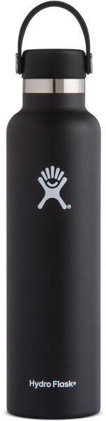 hydro flask standard mouth 0,709 l - borraccia black