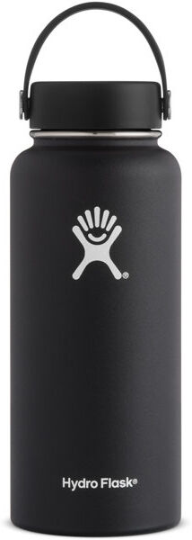 hydro flask wide mouth 0,946 l - borraccia black