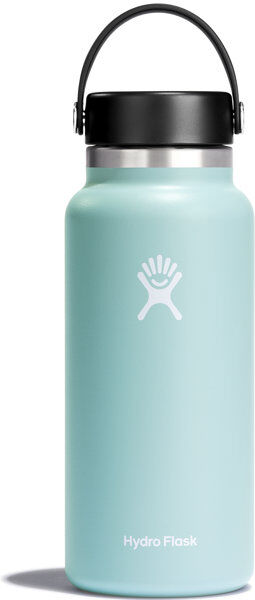 hydro flask wide mouth 0,946 l - borraccia light blue/turquoise