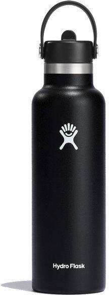 Hydro Flask 21 oz Standard Flex Straw Cap - borraccia Black