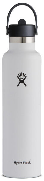 Hydro Flask 24 oz Standard Flex Straw Cap - borraccia White