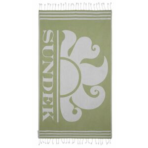 Sundek Key Towel Cotone Jacquard - telo mare Green 100 cm x 170 cm