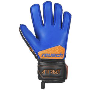 Reusch Attrakt SG Finger Support Jr - guanti calcio - bambino Black/Orange 4