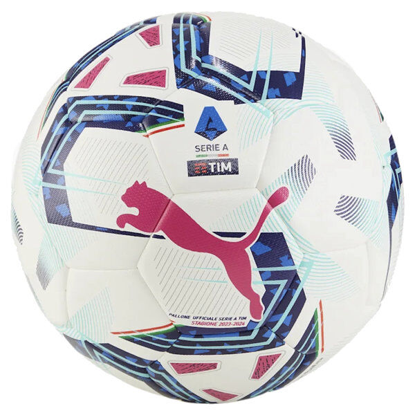 puma orbita serie a - pallone da calcio white/blue 5