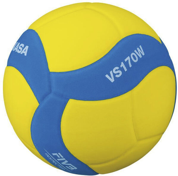 Mikasa Tec Minivolley - pallone da pallavolo Yellow/Blue 5