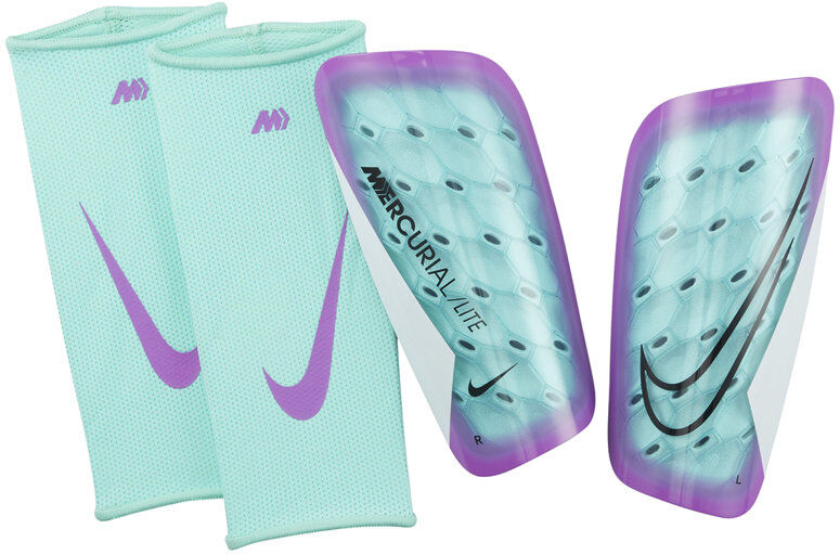 Nike Mercurial Lite - protezioni calcio Light Blue/Purple XL