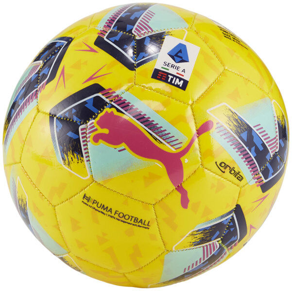Puma Orbita Serie A - pallone da calcio Yellow/Blue 4