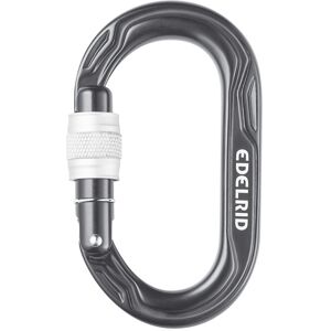 Edelrid Kiwi Screw - moschettone Grey